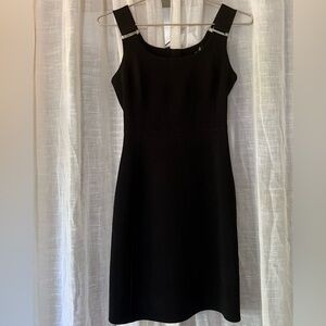 Louis Vuitton Elegant Black Midi Dress